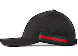 GG Canvas Hat Black