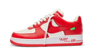 LV x Nike Air Force 107 LV8 Low Red