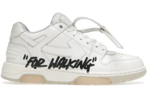 Off-White low-top “For Walking” White Black