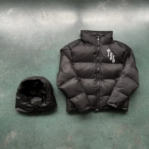 Hooded puffer-Black