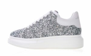 Alexander McQueen Metallic Silver