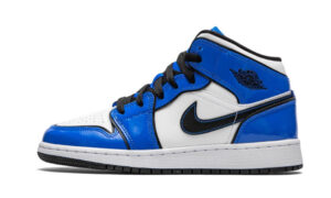 NIKE AIR JORDAN 1 MID SIGNAL BLUE