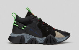 SQUALO TRAINERS BLACK GREEN