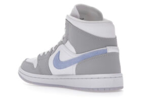 NIKE AIR JORDAN 1 MID WOLF GREY ALUMINUM