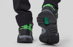 SQUALO TRAINERS BLACK GREEN