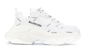 Triple S490 White Logo