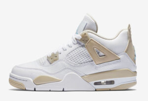NIKE AIR JORDAN 4 WHITE LIGHT SAND