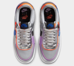 NIKE AIR FORCE SHADOW GREY LASER ORANGE