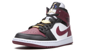 NIKE AIR JORDAN 1 MID BLACK BEETROOT