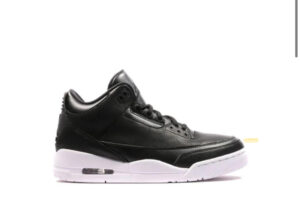 NIKE AIR JORDAN 3 BLACK (WHITE SOLE)