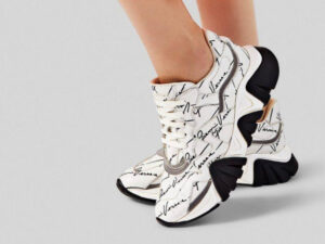 SQUALO TRAINERS WHITE SIGNATURE