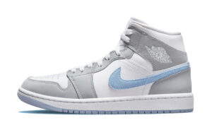 NIKE AIR JORDAN 1 MID WOLF GREY ALUMINUM