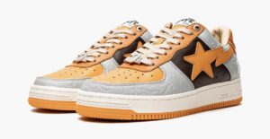 Bape STA Low Grey Orange