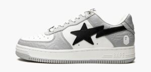 Bape STA Low White Grey