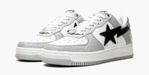 Bape STA Low White Grey
