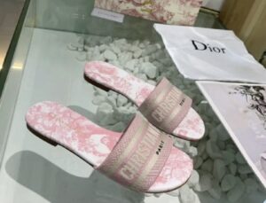 Dior Mule Dway Pink Stamped