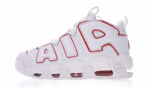 NIKE AIR MORE UPTEMPO WHITE RED